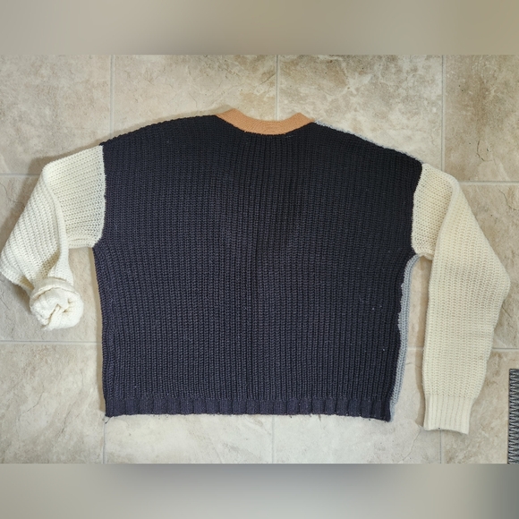 Willow Root Colorblock Cardigan Sweater - Size Large - Picture 5 of 8